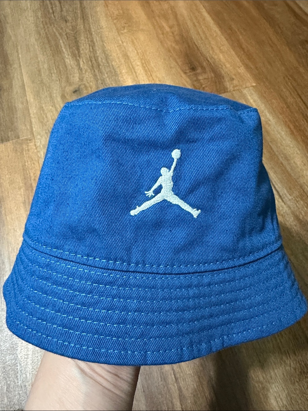 Jordan Royal Blue Embroidered Jumpman Bucket Hat